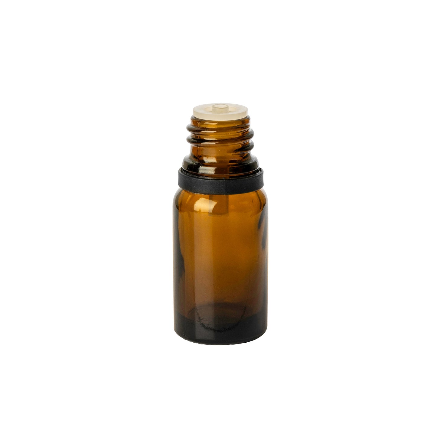 15ml Amber Euro Round + 18-415 Tamper-Evident Orifice Reducer Caps (312 Sets per Case) - Cosmetic Pack