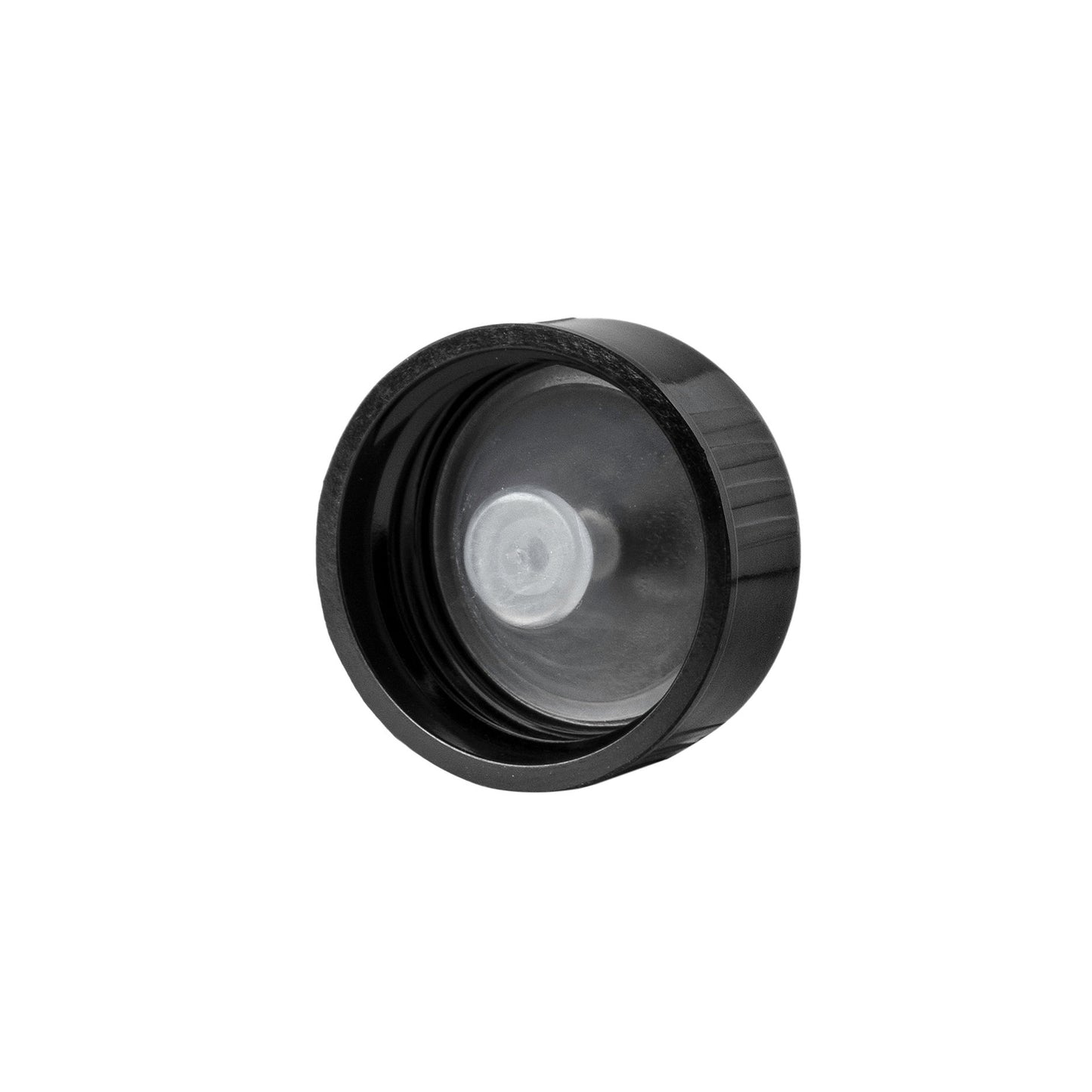 28/400 Black Phenolic Cap (48 Pieces) - Cosmetic Pack
