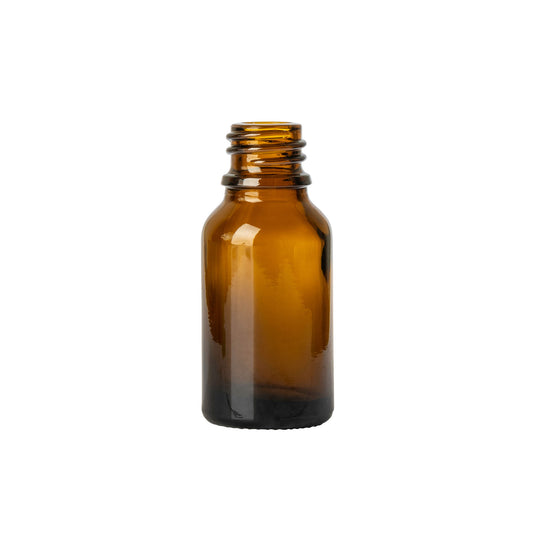 15ml Amber Euro Round (312 Bottles per Case) - Cosmetic Pack