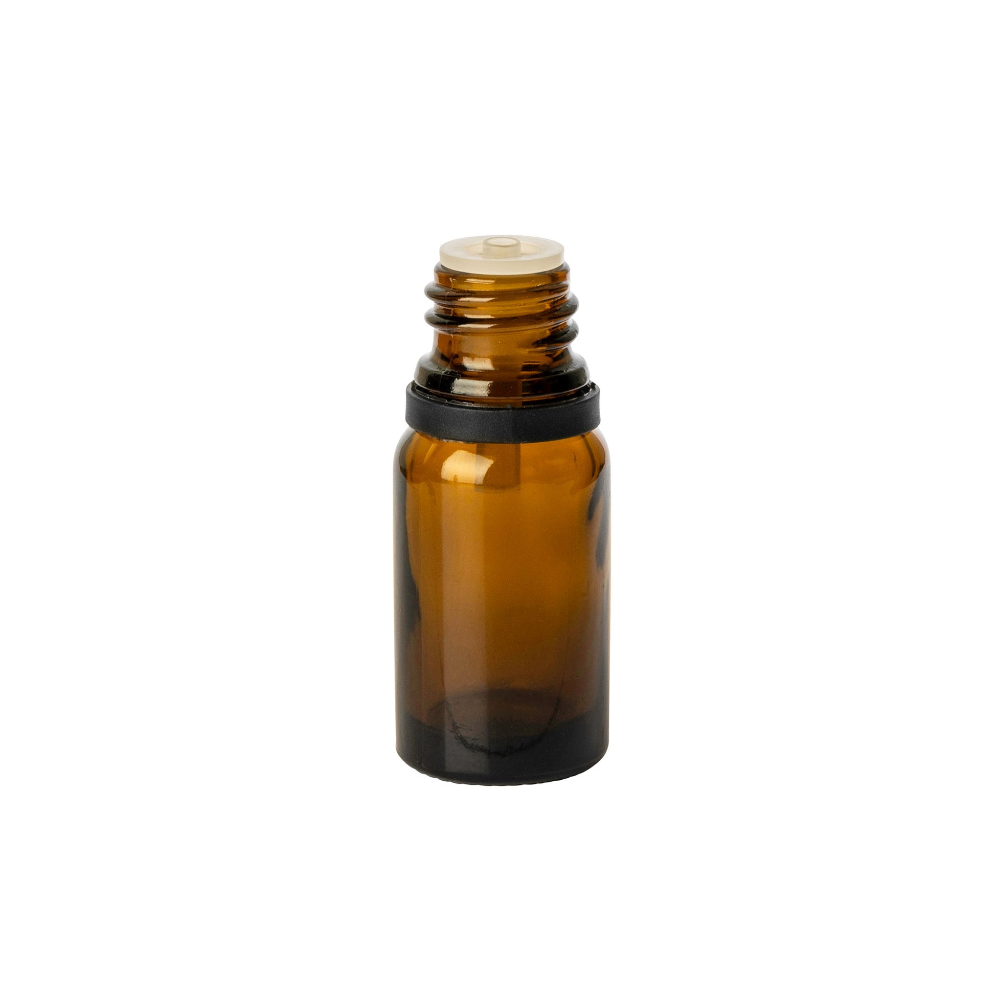 15ml Amber Euro Round + 18-415 Tamper-Evident Orifice Reducer Caps (312 Sets per Case) - Cosmetic Pack