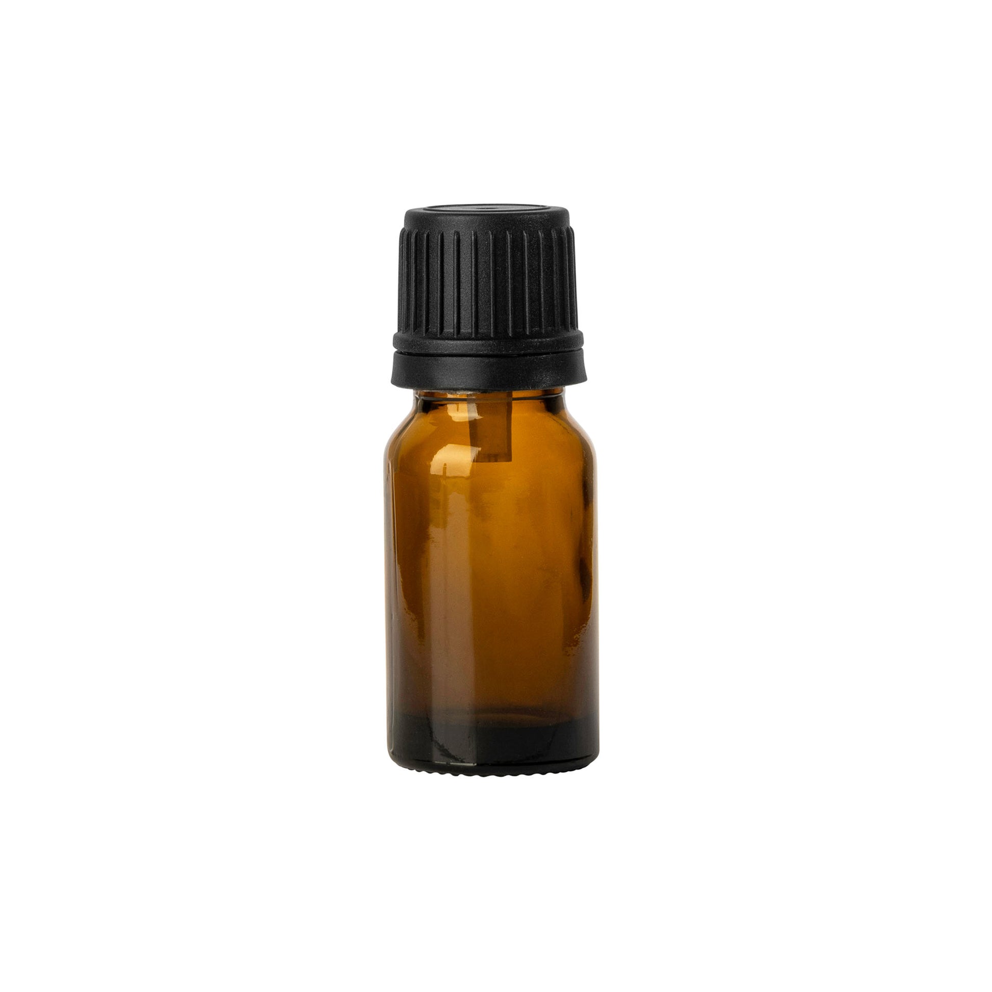 15ml Amber Euro Round + 18-415 Tamper-Evident Orifice Reducer Caps (312 Sets per Case) - Cosmetic Pack