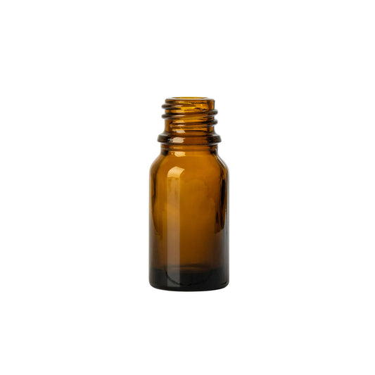 10ml Amber Euro Round (256 Bottles per Case) - Cosmetic Pack