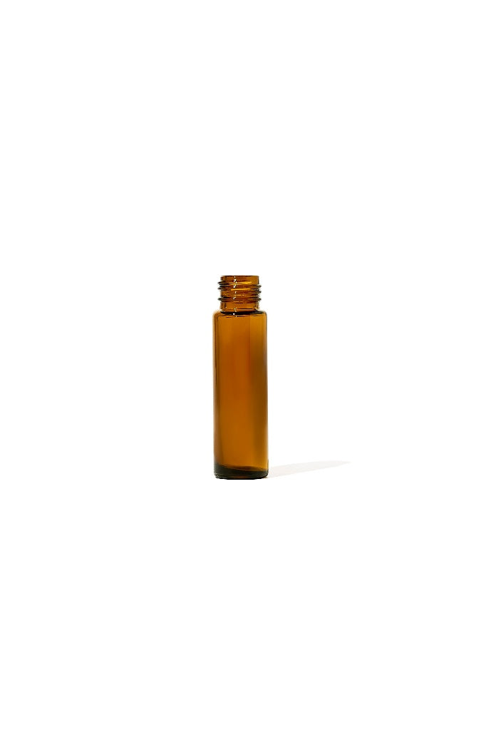 10ml Amber Glass Roll-On Bottle Standalone