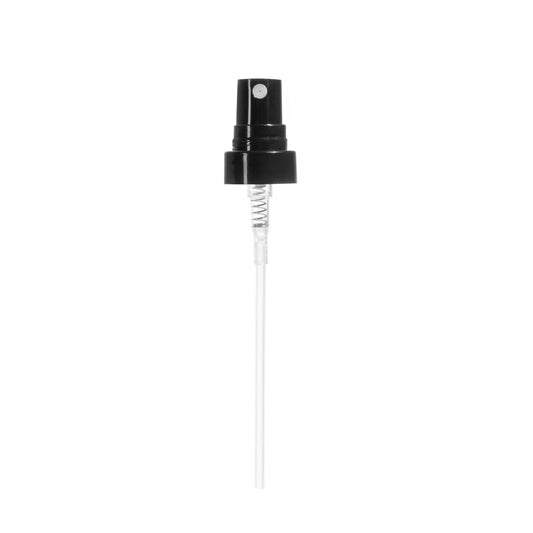 24-400 Black PP Fine-Mist Sprayer With Cap (384 Pieces per Case) - Cosmetic Pack