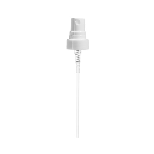24-400 White PP Fine-Mist Sprayer with Cap (384 Pieces per Case) - Cosmetic Pack