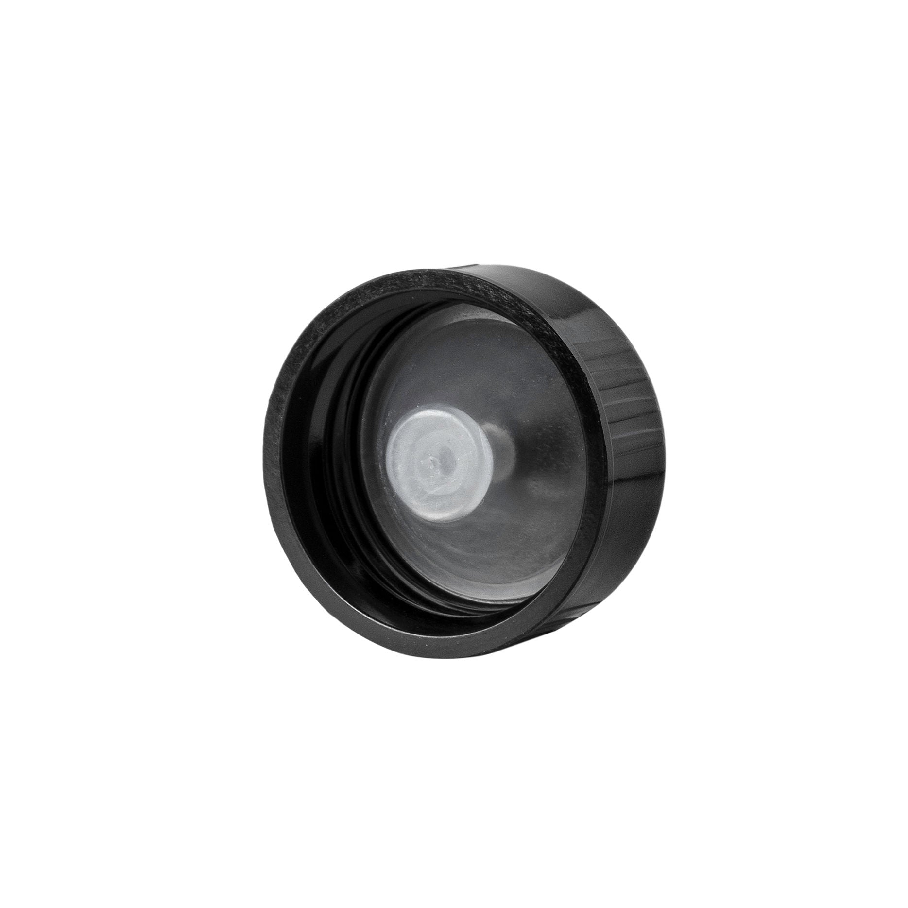 28/400 Black Phenolic Cap (48 Pieces) - Cosmetic Pack