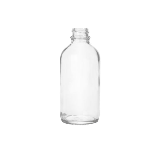 4oz Flint Boston Round (128 Bottles per Case) - Cosmetic Pack
